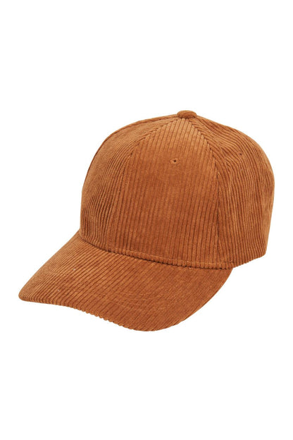 Eb &amp; Ive Cord Cap in Ochre (ONE SIZE)