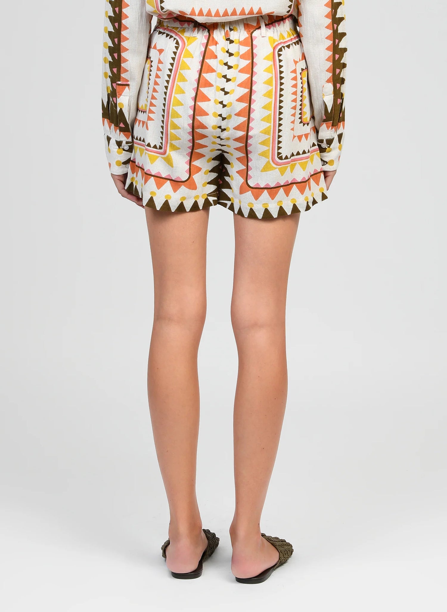 ANGE RIVILANE Shorts, Picoty Olive