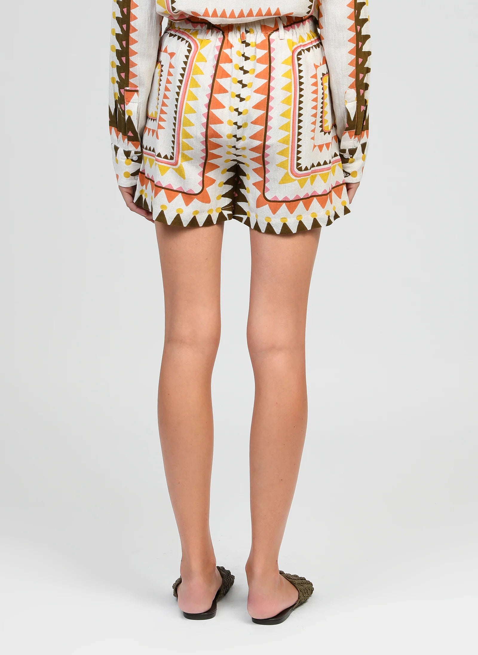 ANGE RIVILANE Shorts, Picoty Olive
