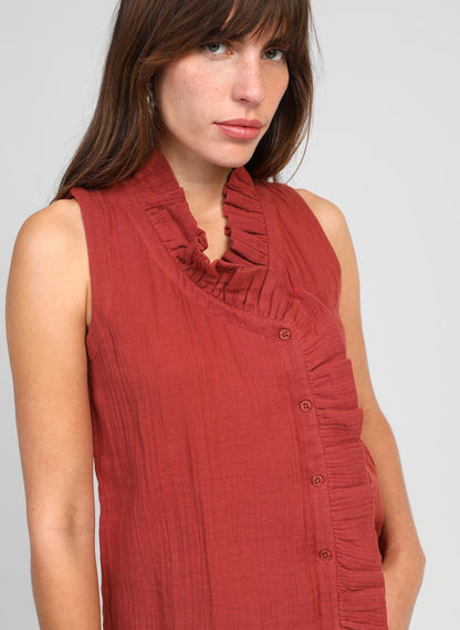 ANGE SILOE Top in Brick