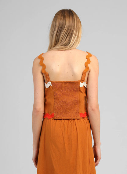 ANGE SOLINE Gold Tank Top
