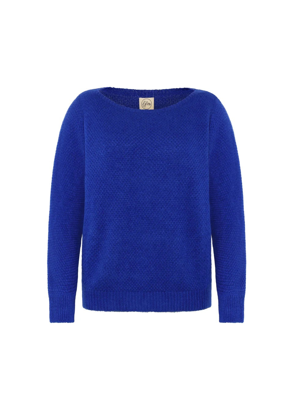 FRNCH Sylvie Bleu Electrique Boat Neck Knit