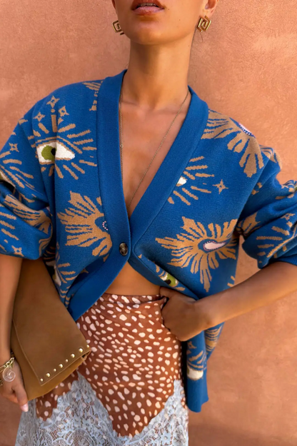 Never Fully Dressed Blue Eye Cardigan