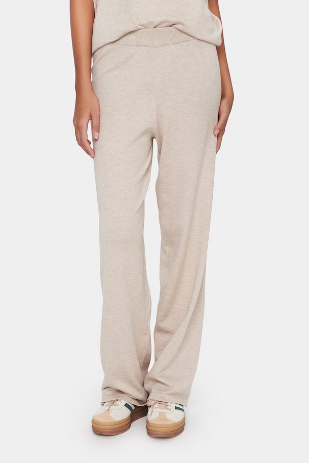 Saint Tropez Mila Knitted Trouser in Grey Morn