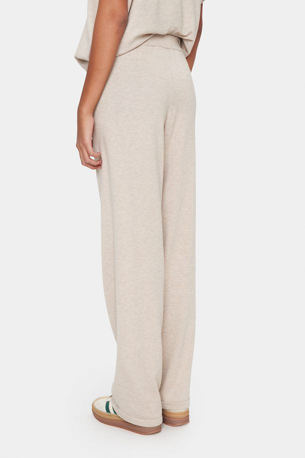 Saint Tropez Mila Knitted Trouser in Grey Morn