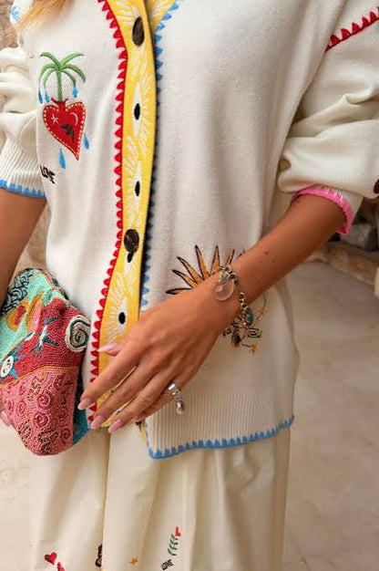 Never Fully dressed Cream Celestial Martha Cardigan
