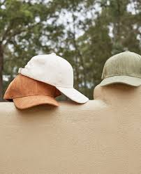 Eb &amp; Ive Cord Cap in Ochre (ONE SIZE)