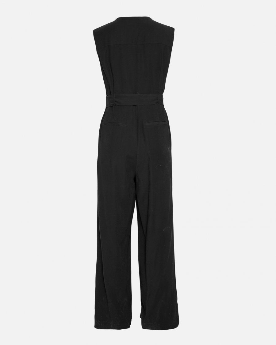 MSCH Asana Black Belted Jumpsuit