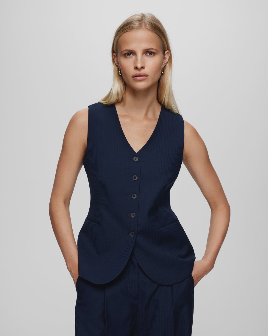 MSCH Maelynn Waistcoat in Sky Captain