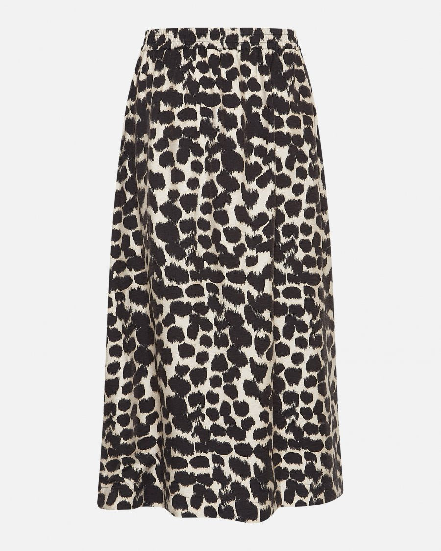 MSCH Ottelie Karalynn Skirt Oatmeal Animal Print