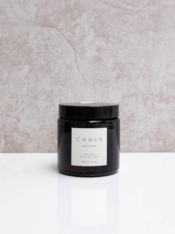 Chalk Candle 120ml - Lime & Herb