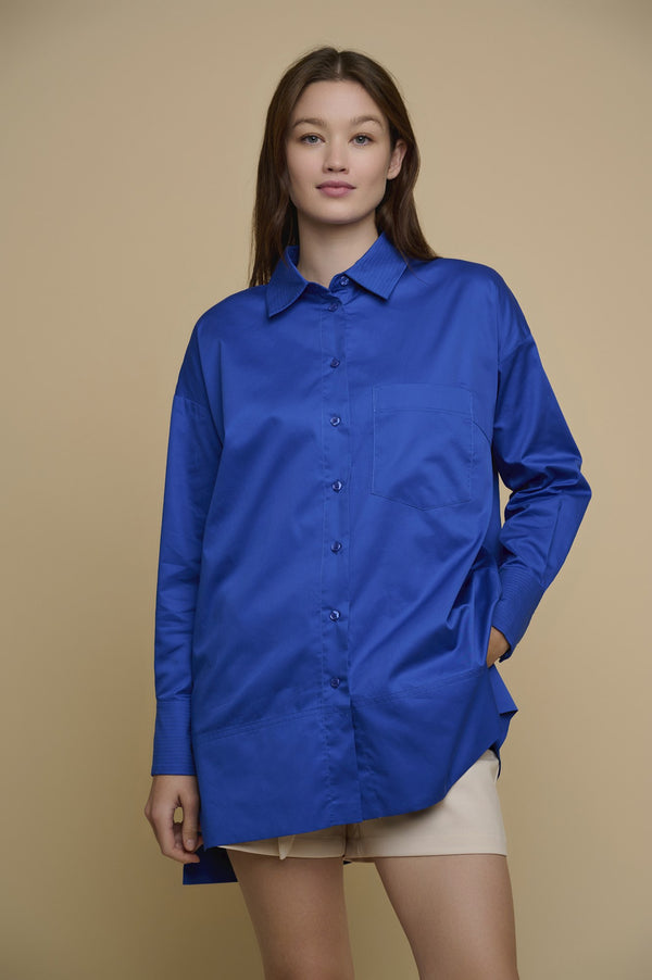 Rino & Pelle Forra Oversized Shirt - Palace Blue