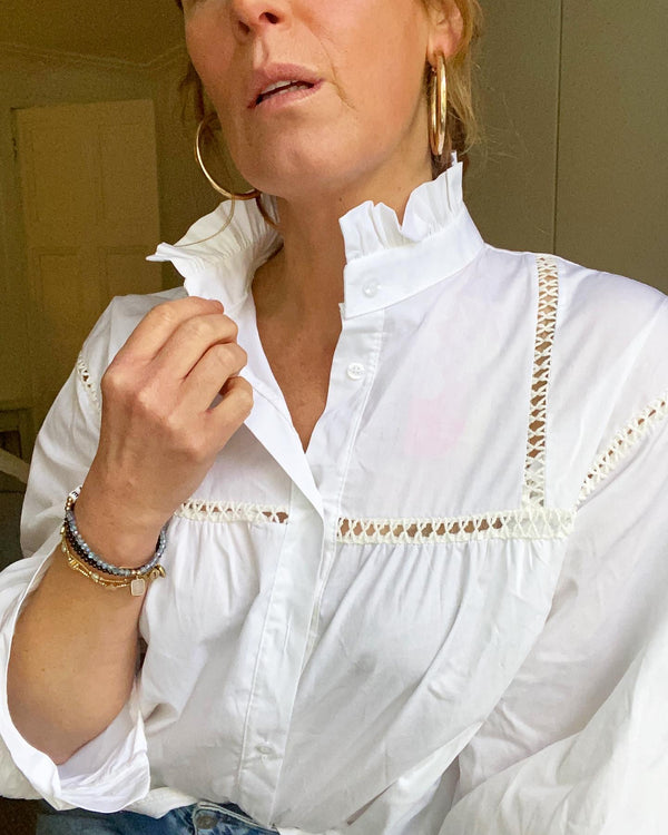 Elena white shirt (one size)